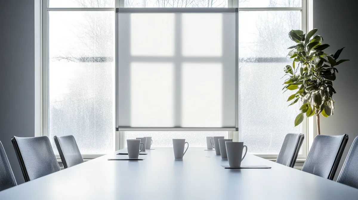 A man sitting at a meeting table, nodding thoughtfully
