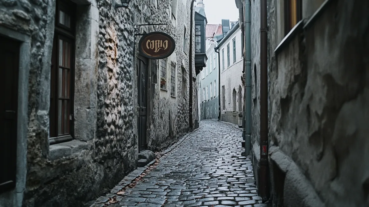 A man speaking confidently to a group of Estonians who are nodding politely