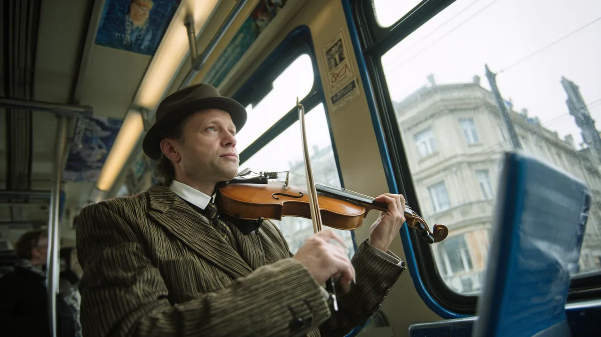 Tram Announcement Disrupts Violin Concert, Commuters Call for New Cultural Institution