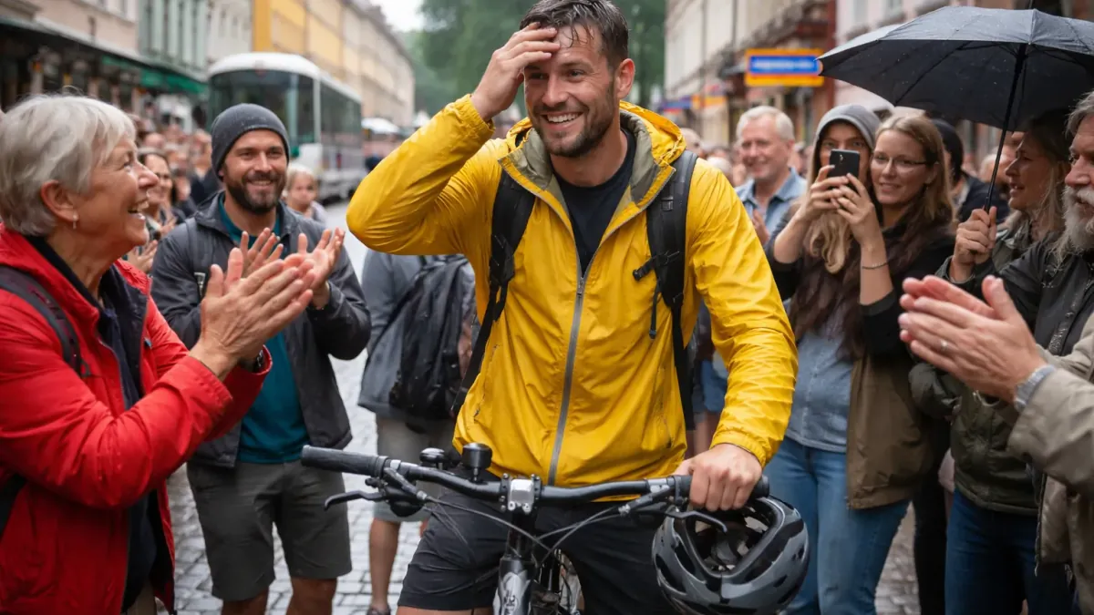 Estonian Man Attempts Bicycle Commuting, Becomes Local Legend After 30 Minutes Without Getting Wet
