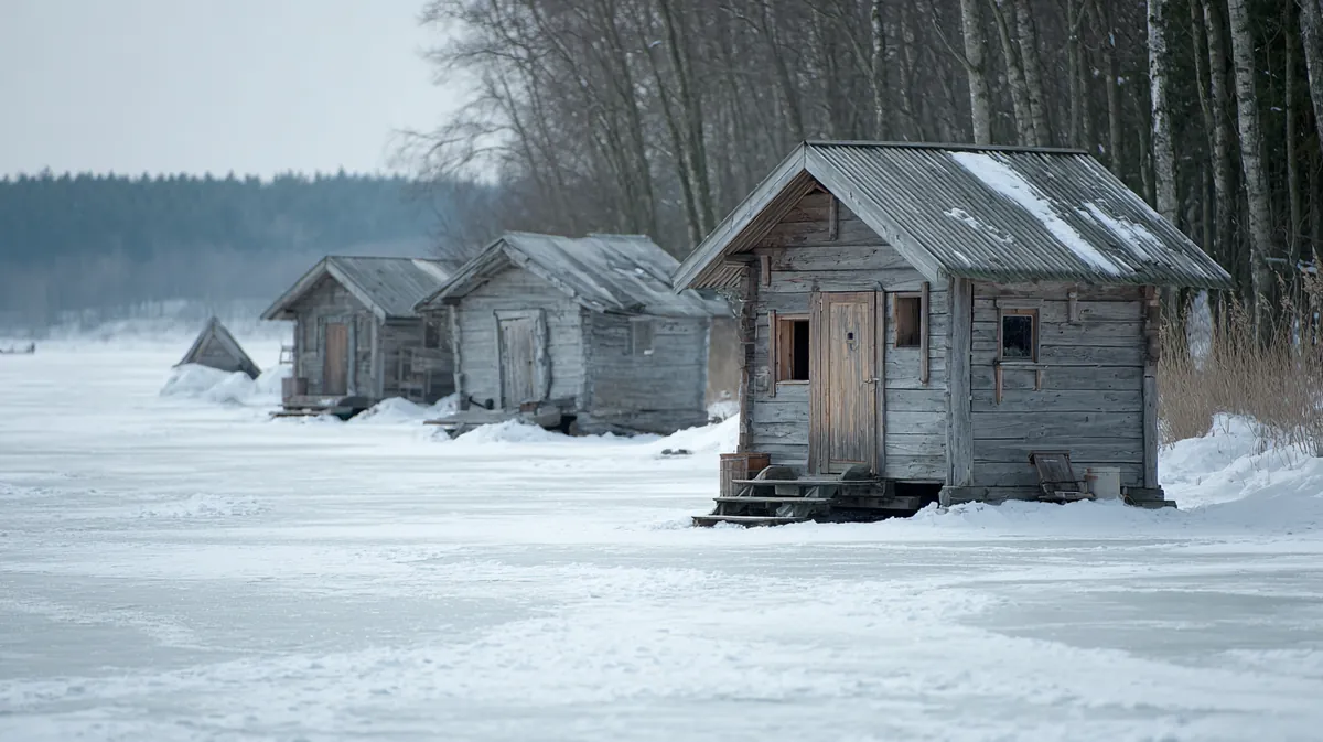 New Study Reveals Ice Fishing Competitions Are Just Terribly Organized Saunas on Ice