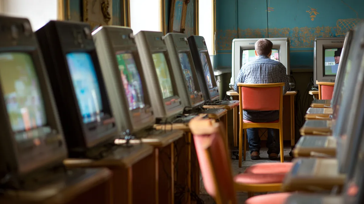 Internet Café Introduces €5 Fee to Look at Screens, Customers Unsure How to React