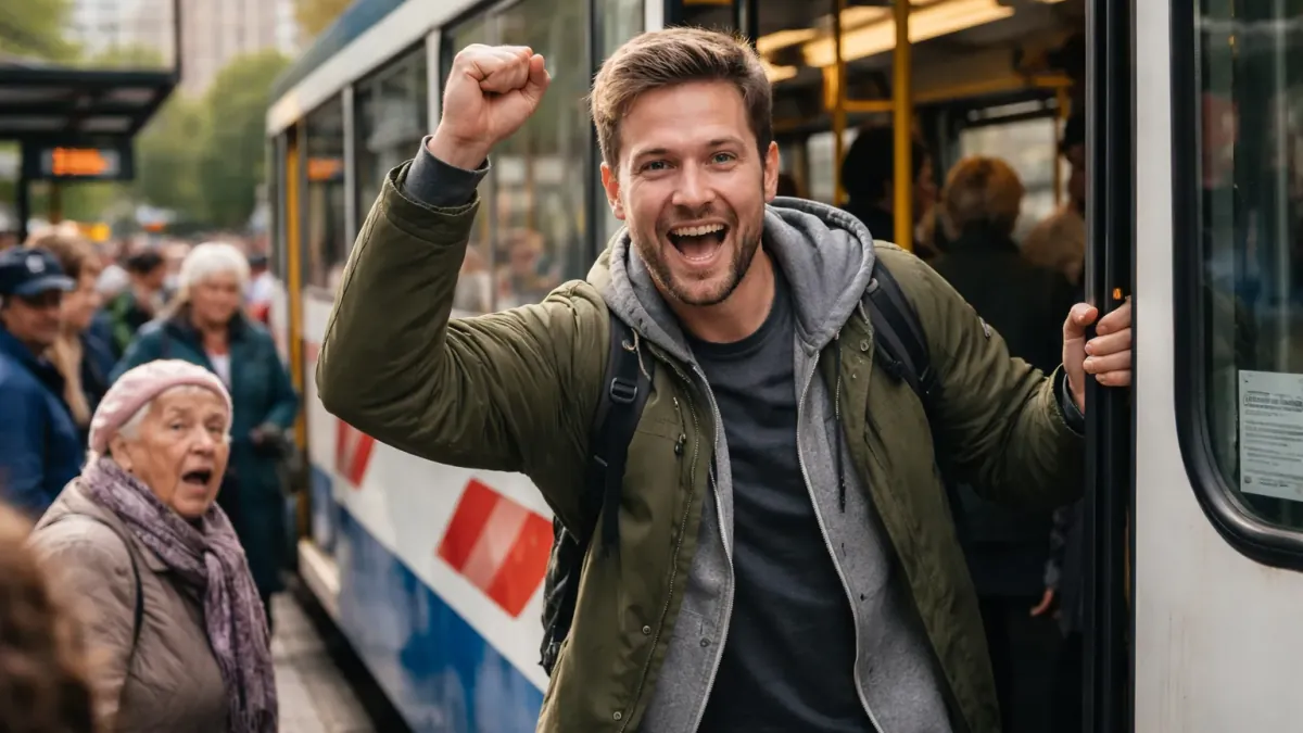Local Man Successfully Uses Public Transit, Wins 2023 'Most Unfathomable Act of Bravery' Award