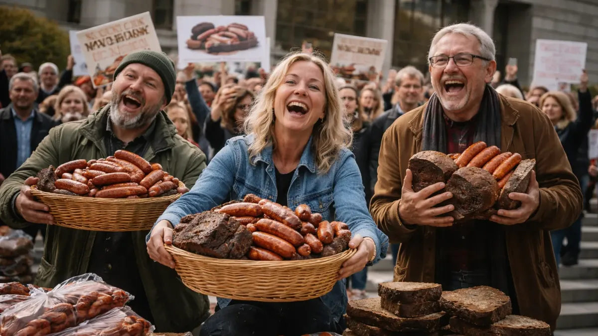 Estonian Authors Demand Royalty Payments in Sausages and Black Bread