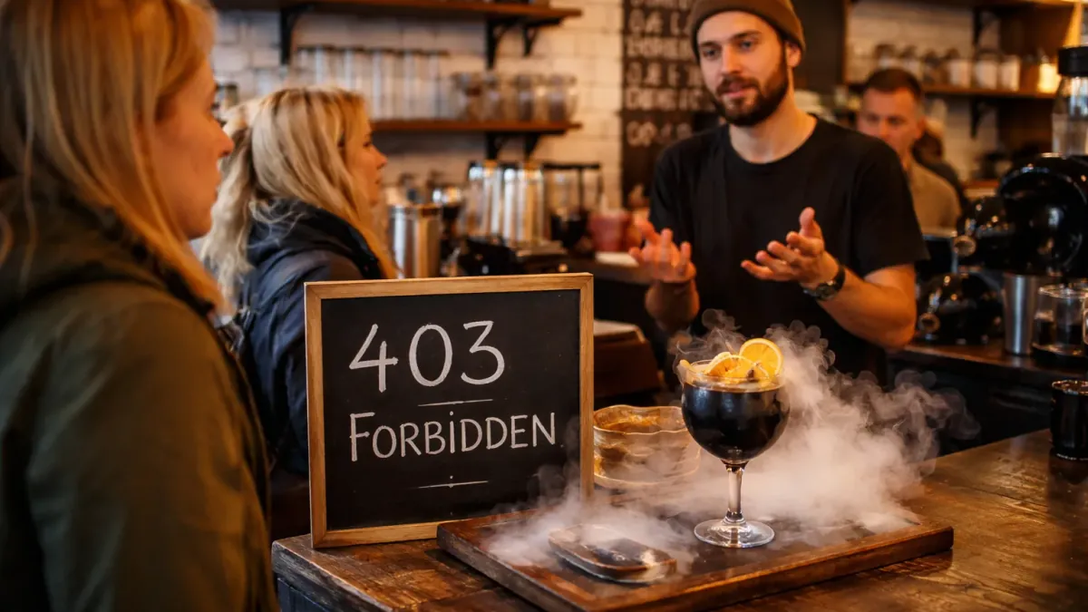 Tallinn Cafe Introduces '403 Forbidden' Drink: Only Available If You Try to Order It