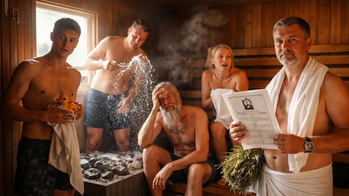 Estonian Gov't Proposes National Sauna Etiquette Law; 90% Support, 10% Don’t Know How to Use a Sauna