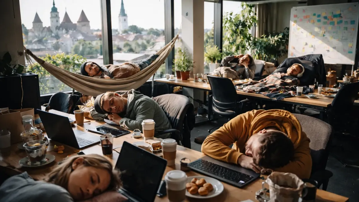 Startups Declare National Day of Hibernation After 2-Hour Coffee Break
