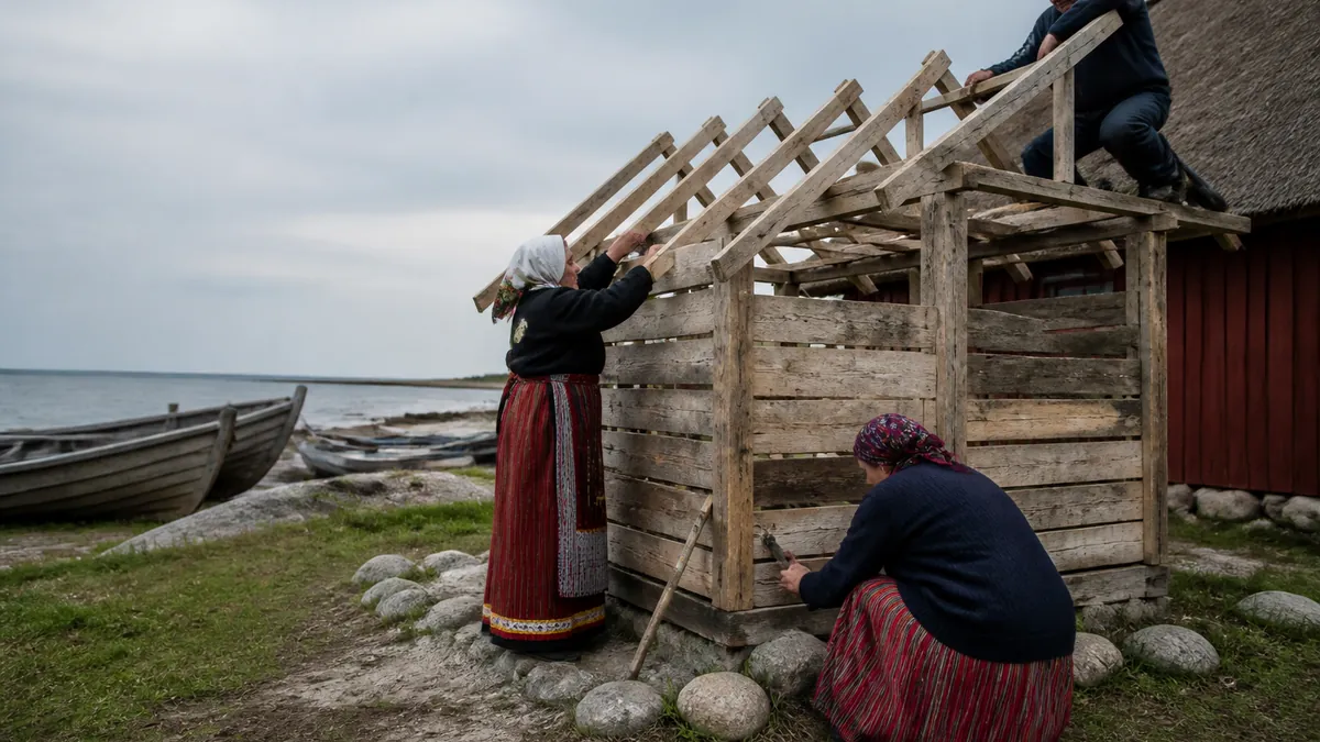Committee Declares Kihnu Island the 'Designated DIY Sauna Capital of Estonia'