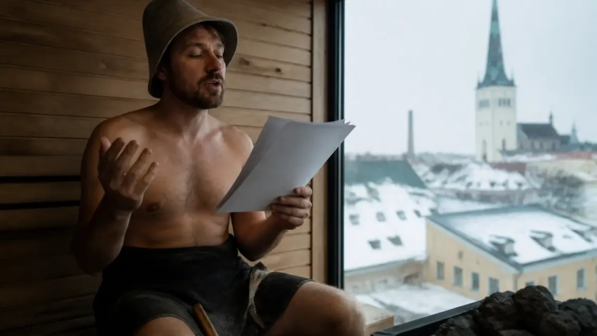 Local Man Convinced He Can Save Estonia by Reading GDPR Aloud in Sauna