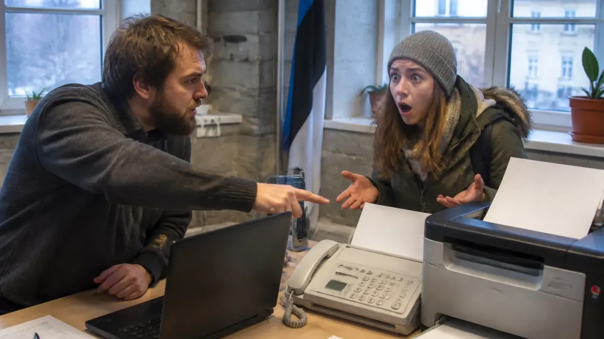 Local IT Specialist Invites First Visitor To e-Estonia Just To Shut Down His Device Because Of Updates
