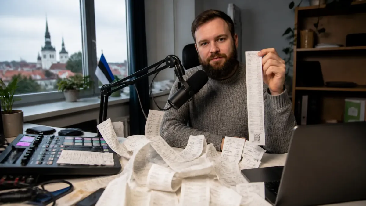 Estonian Man Starts Podcast About Receipts, Gains 5000 e-Residents By Week's End