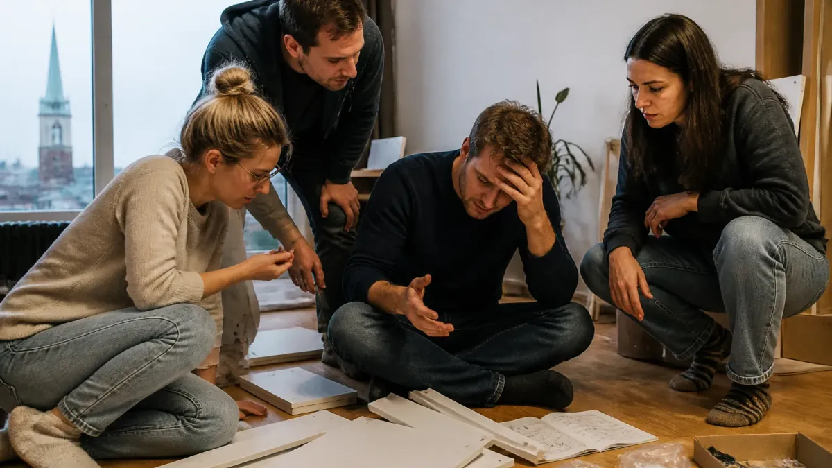 Local Man Discovers New Way to Make Friends: Asking for Help with IKEA Furniture Assembly