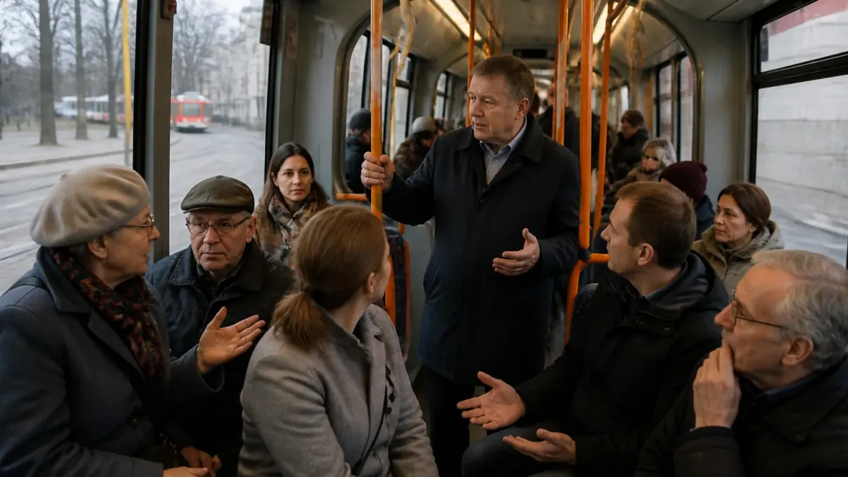 Tallinn's Trams Now Mandatory for All City Meetings, Citizens Required to Discuss in Transit