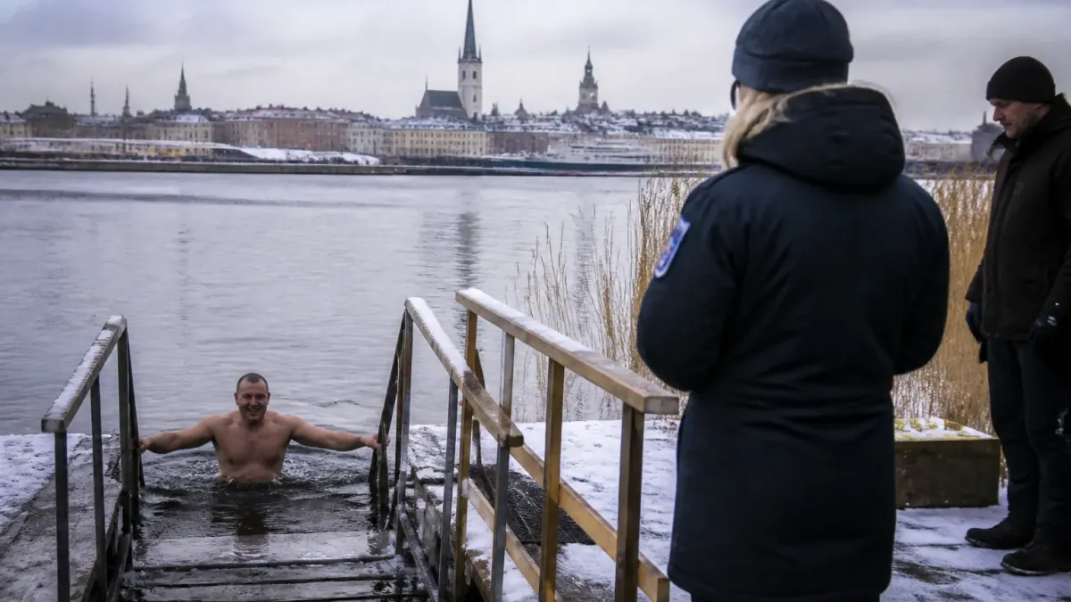 Estonian Man Swims in Sea During Winter, Claims It's 'Just a Cold Sauna'