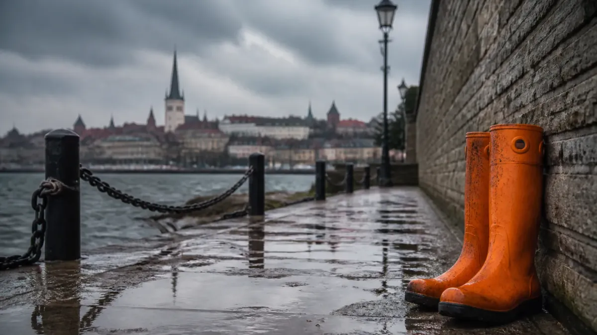 New Orange Weather Warning Means Estonians Must Choose Between Staying Inside or Getting Soaked in Style