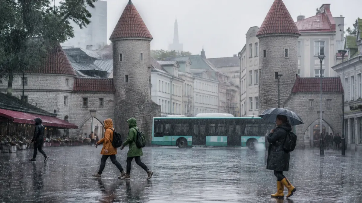 New Orange Weather Warning Means Estonians Must Choose Between Staying Inside or Getting Soaked in Style