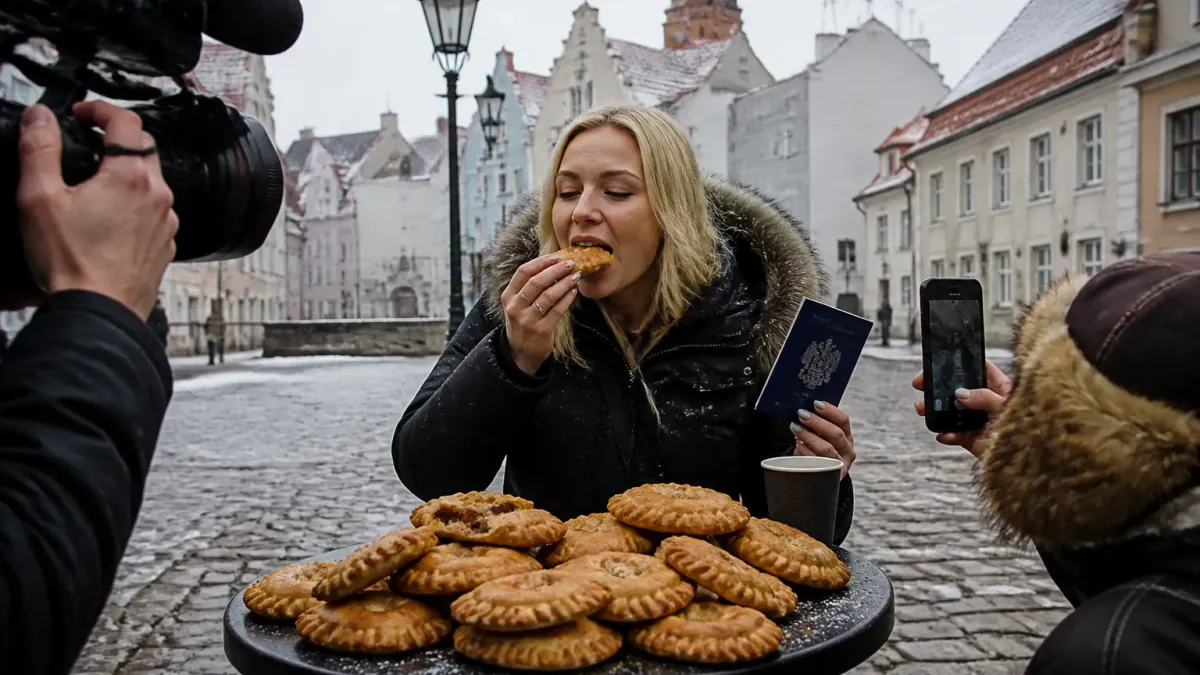 Local Influencer Claims Estonian Passport After Eating Too Many Pirukad