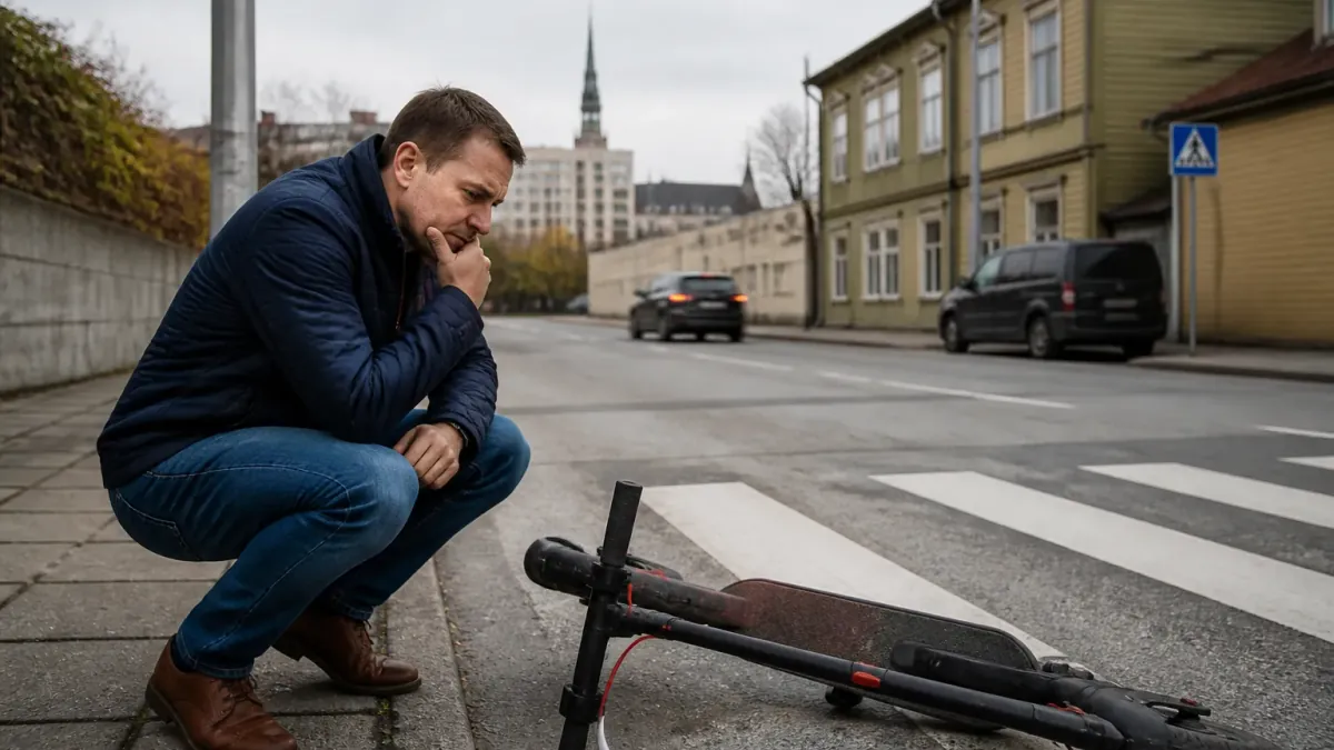 Estonian Father Ponders Future of Child’s Electric Scooter After Accident, Immediately Applies for University Grants