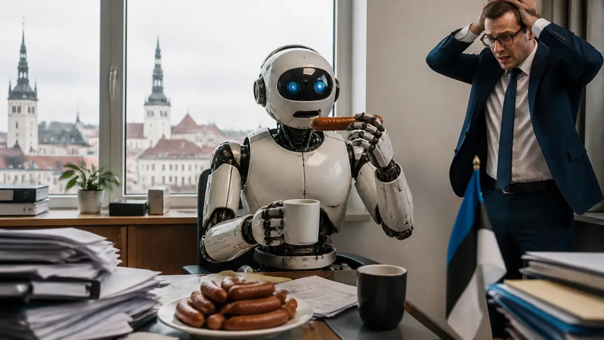 Estonia Hires AI to Resolve Real Estate Disputes, AI Suddenly Demands Sausages and Kohv